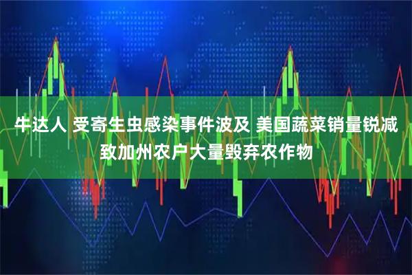 牛达人 受寄生虫感染事件波及 美国蔬菜销量锐减致加州农户大量毁弃农作物